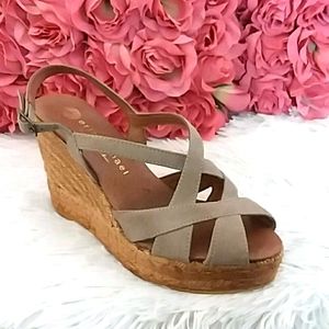 ERIC MICHAEL  Espadrille Sandals sz 6